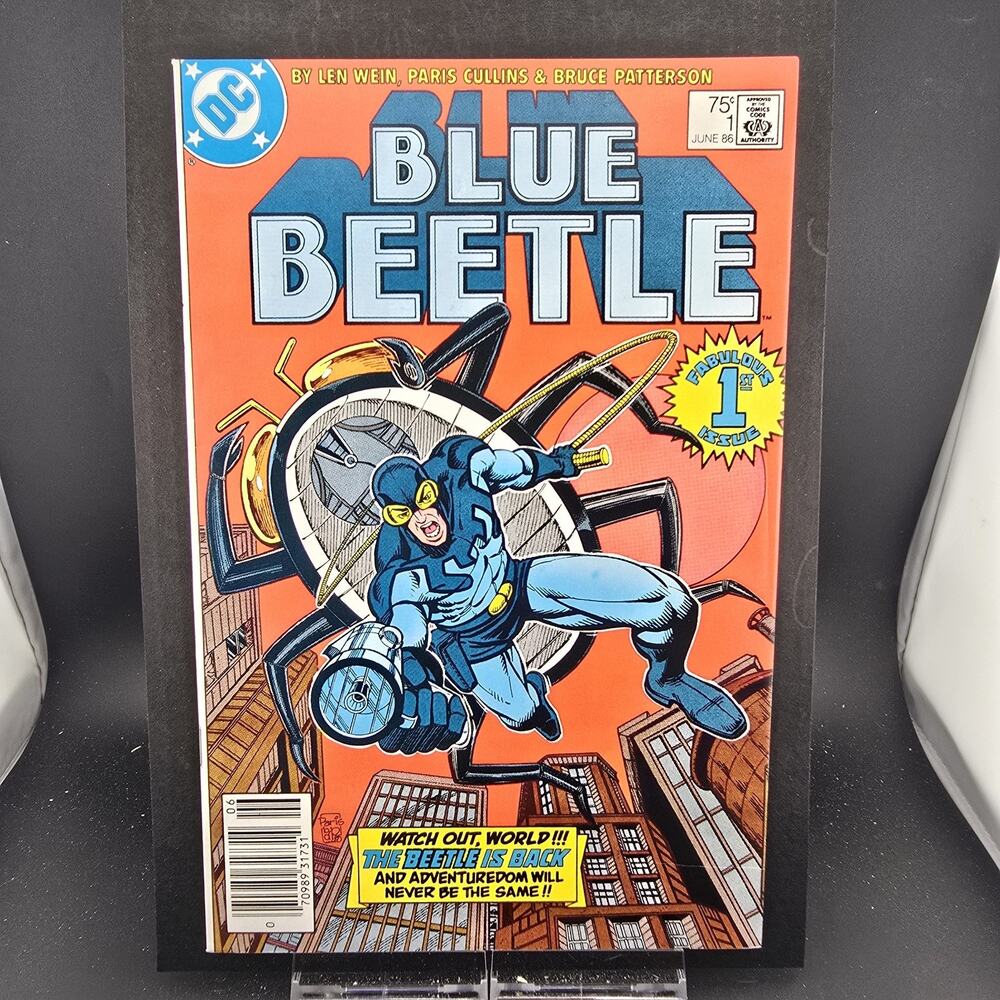 BLUE BEETLE #1 (1986) NM-/NM 9.4 High Grade - RARE Newsstand Variant UPC Key
